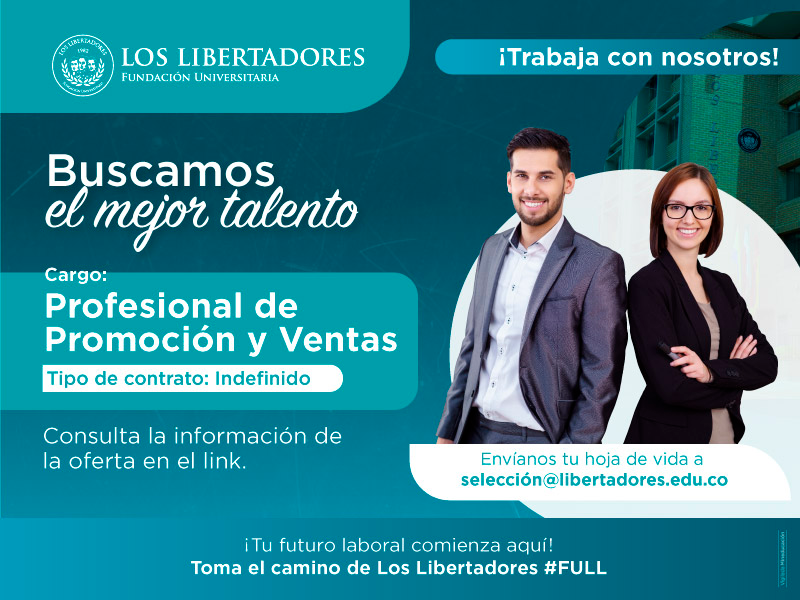 Oportunidad Laboral Profesional de Promoción y Ventas