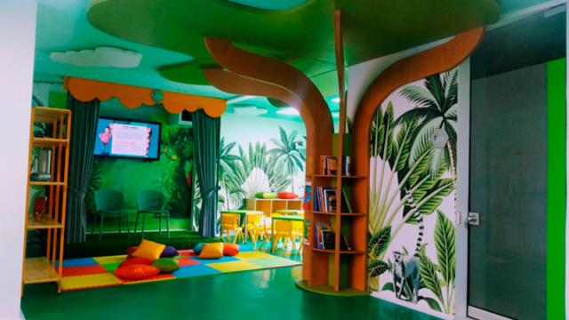 Zona de lectura y recreación