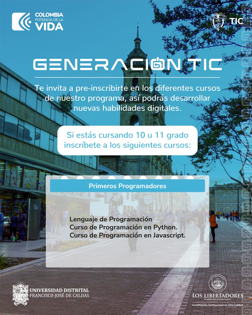 Curso para jóvenes de Décimo a Once grado