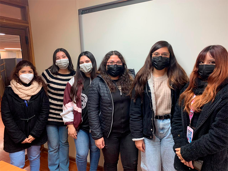 Un grupo de estudiantes de Chile hizo parte del encuentro investigativo.